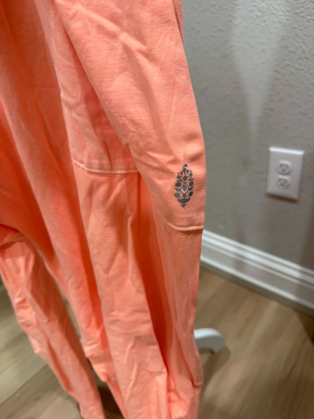 Free People Hot Shot onsie.. color- cantaloupe. 0004 - Picture 3 of 5